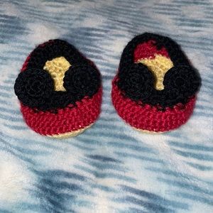 crochet mouse booties